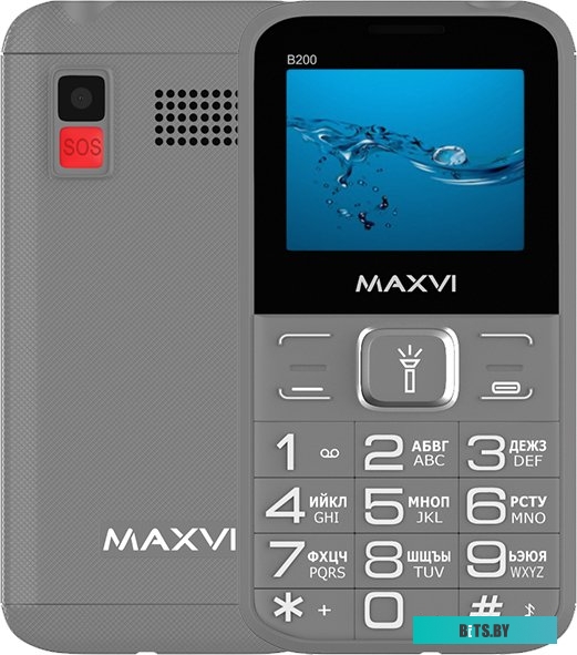 Мобильный телефон Maxvi B200 (серый)