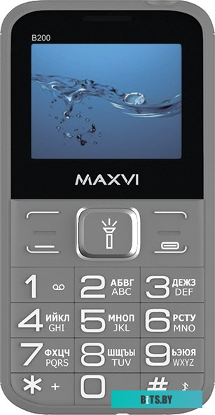 Мобильный телефон Maxvi B200 (серый)