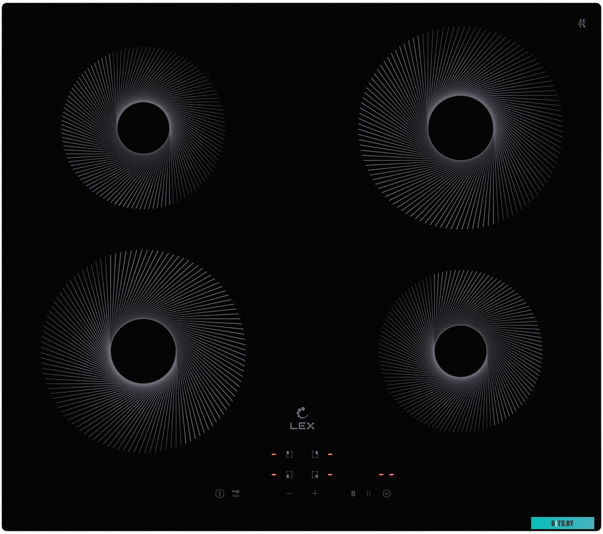 CHPE000061 Индукционная варочная панель LEX EVI 640 R1 BL,  независимая,  черный