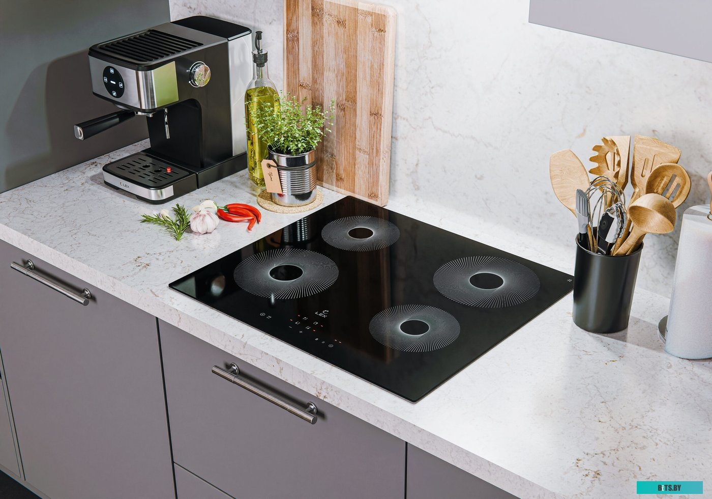 CHPE000061 Индукционная варочная панель LEX EVI 640 R1 BL,  независимая,  черный