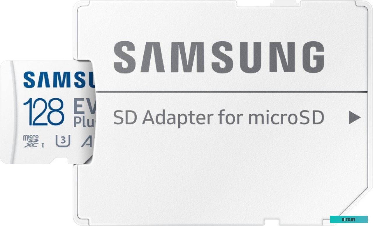 Карта памяти Samsung EVO Plus 128 ГБ MB-MC128SA/APC]  
**Примечание:** Итоговое наименование сформировано в соответствии с заданными требованиями, сод