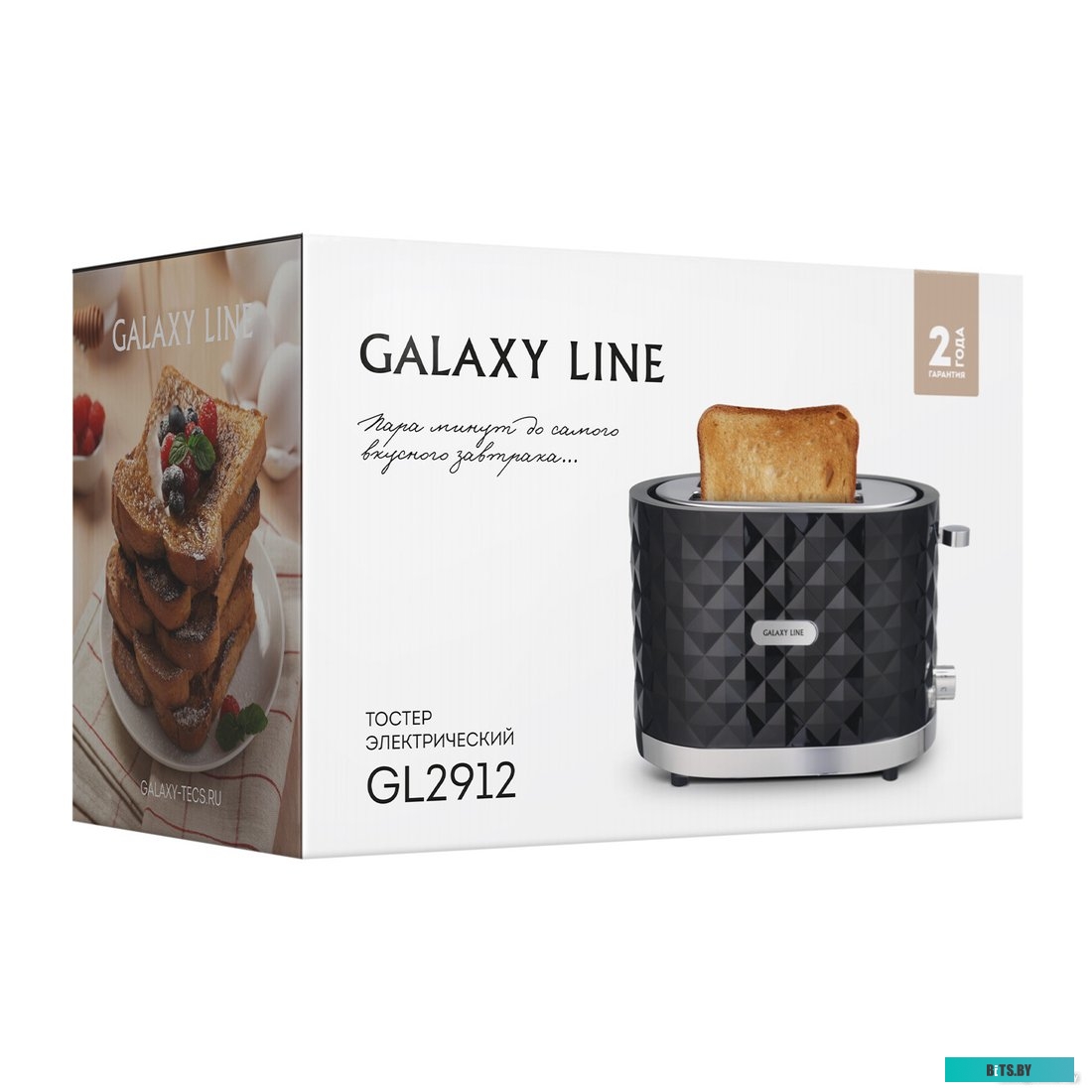 ГЛ2918Л Тостер GALAXY LINE GL 2918,  кремовый [гл2918л]