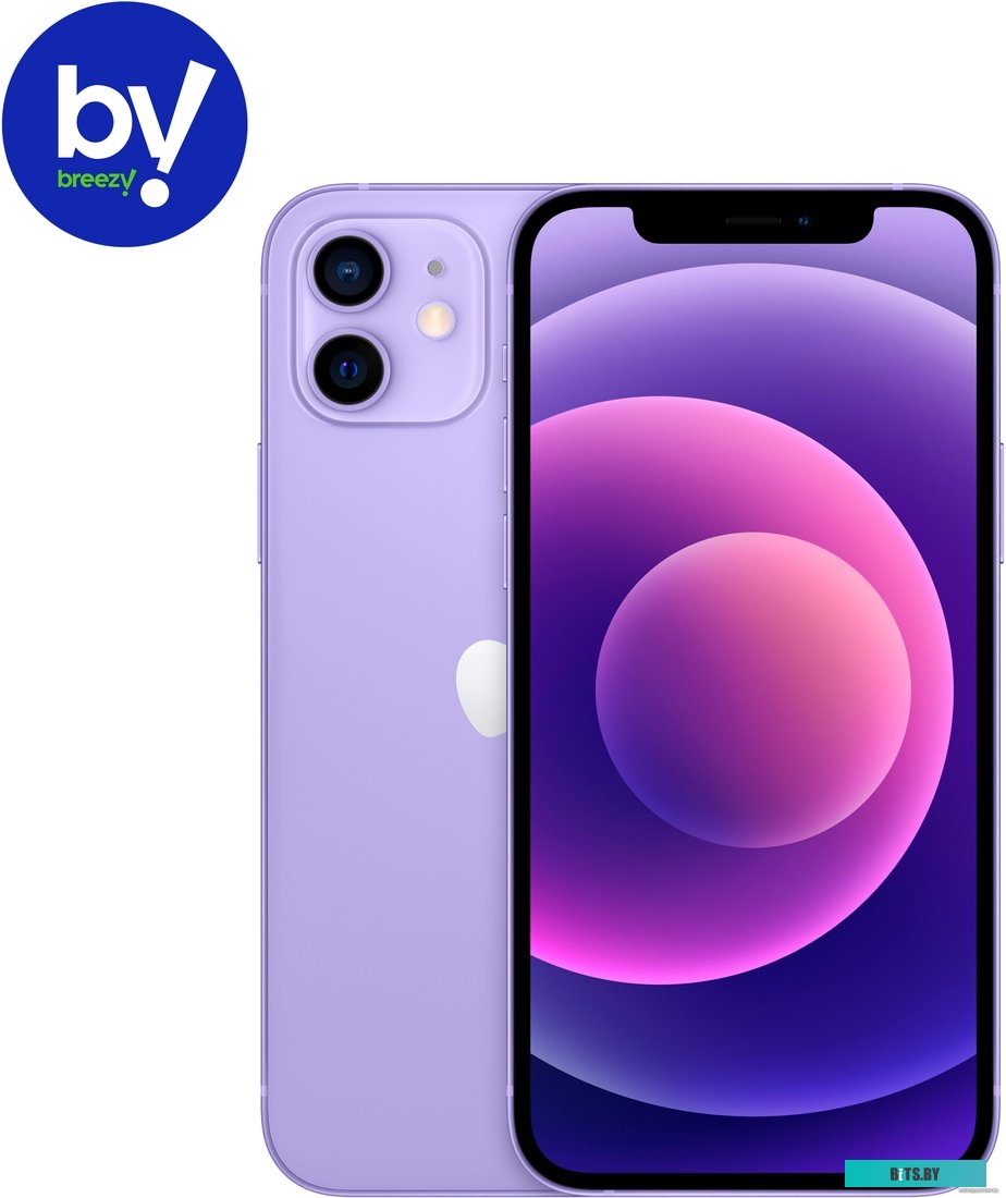 Смартфон Apple iPhone 12 128GB Восстановленный by Breezy, грейд A (фиолетовый)