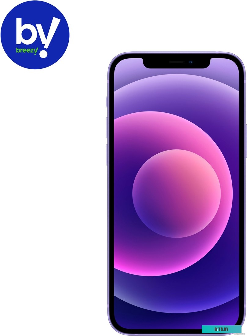 Смартфон Apple iPhone 12 128GB Восстановленный by Breezy, грейд A (фиолетовый)