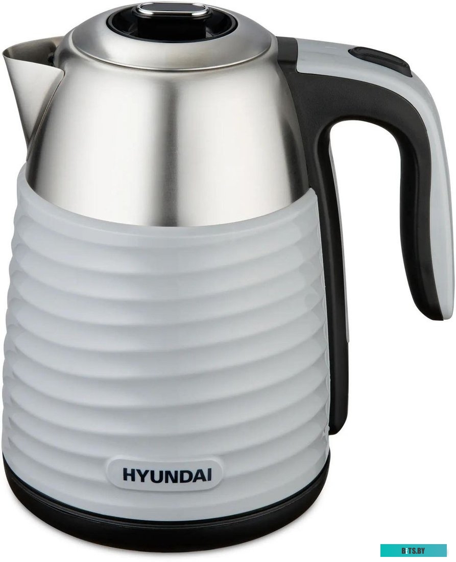 HYK-S4804 Чайник электрический Hyundai HYK-S4804, 2200Вт, серый и черный