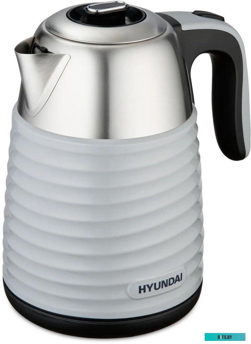 HYK-S4804 Чайник электрический Hyundai HYK-S4804, 2200Вт, серый и черный