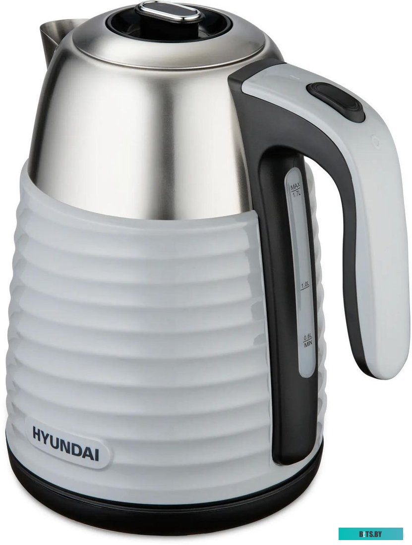 HYK-S4804 Чайник электрический Hyundai HYK-S4804, 2200Вт, серый и черный