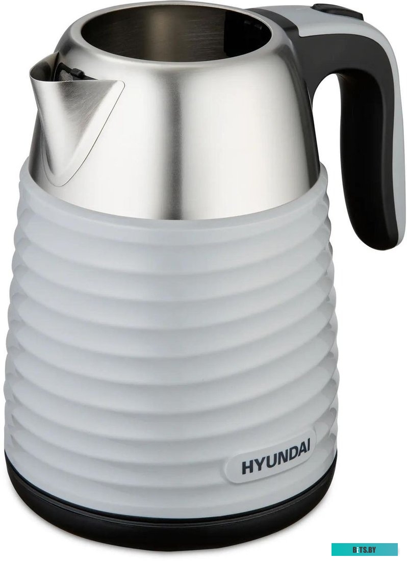 HYK-S4804 Чайник электрический Hyundai HYK-S4804, 2200Вт, серый и черный