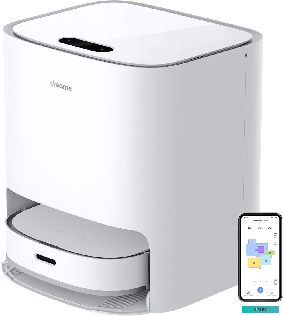 RLS5C Робот-пылесос DREAME W10, 65Вт, белый/белый [rls5c]