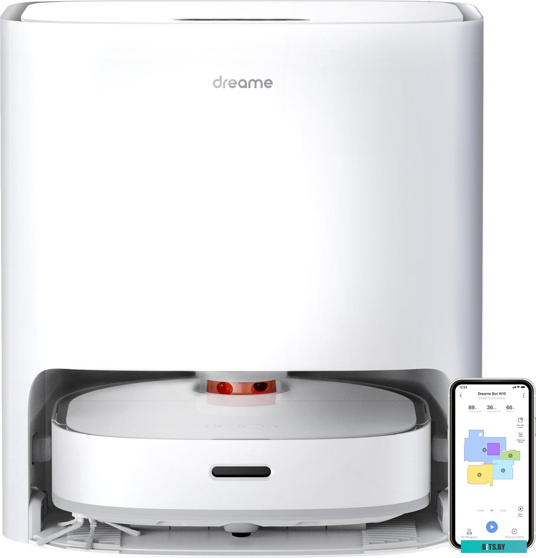 RLS5C Робот-пылесос DREAME W10, 65Вт, белый/белый [rls5c]