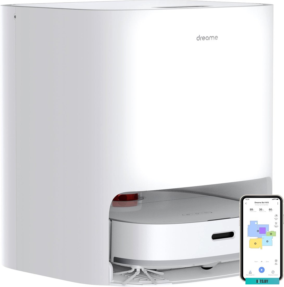 RLS5C Робот-пылесос DREAME W10, 65Вт, белый/белый [rls5c]