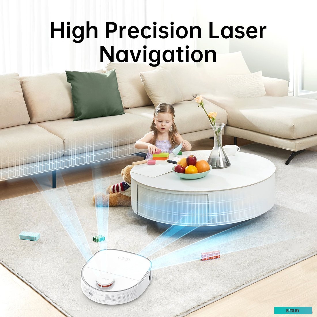 RLS5C Робот-пылесос DREAME W10, 65Вт, белый/белый [rls5c]