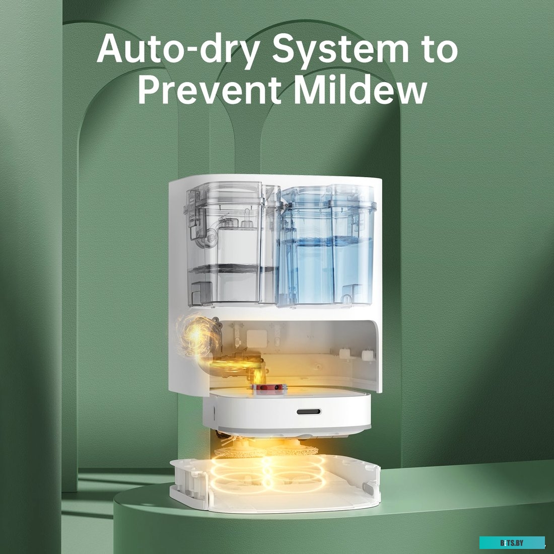 RLS5C Робот-пылесос DREAME W10, 65Вт, белый/белый [rls5c]