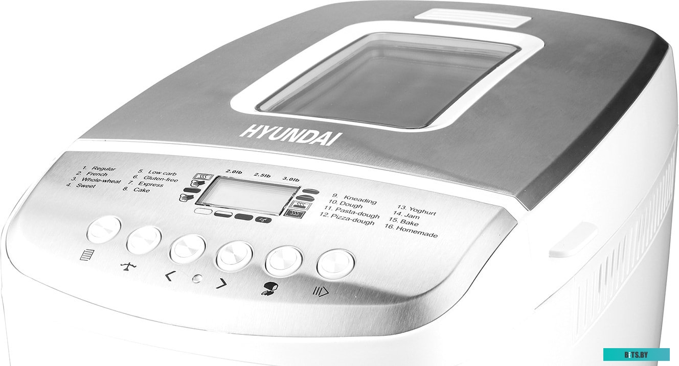 HYBM-M0815 Хлебопечь HYUNDAI HYBM-M0815,  белый