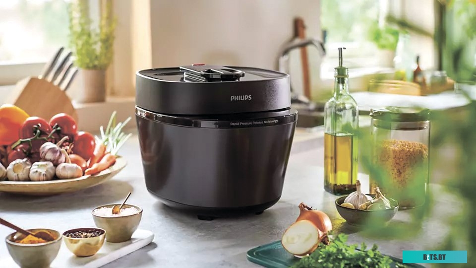 HD2151/40 Мультиварка-скороварка Philips HD2151/40,  1000Вт,   черный