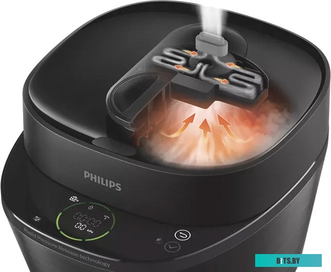 HD2151/40 Мультиварка-скороварка Philips HD2151/40,  1000Вт,   черный