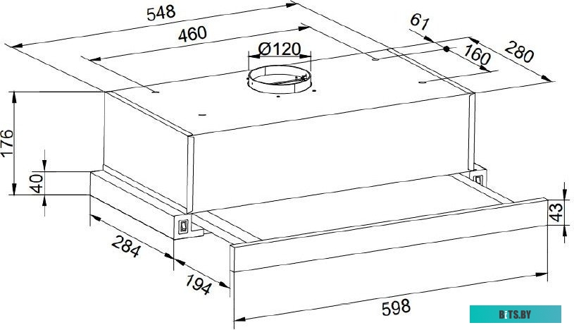 УТ000038246 Чехол (клип-кейс) Redline iBox Crystal, для Samsung Galaxy A05, черный [ут000038246]