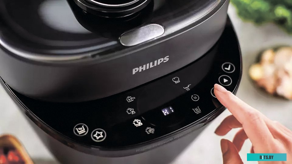 HD2151/40 Мультиварка-скороварка Philips HD2151/40,  1000Вт,   черный