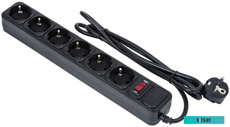 Сетевой фильтр ExeGate <SP-6-1.8G> EX119388RUS 1.8м (6 розеток) серый EX119388RUS