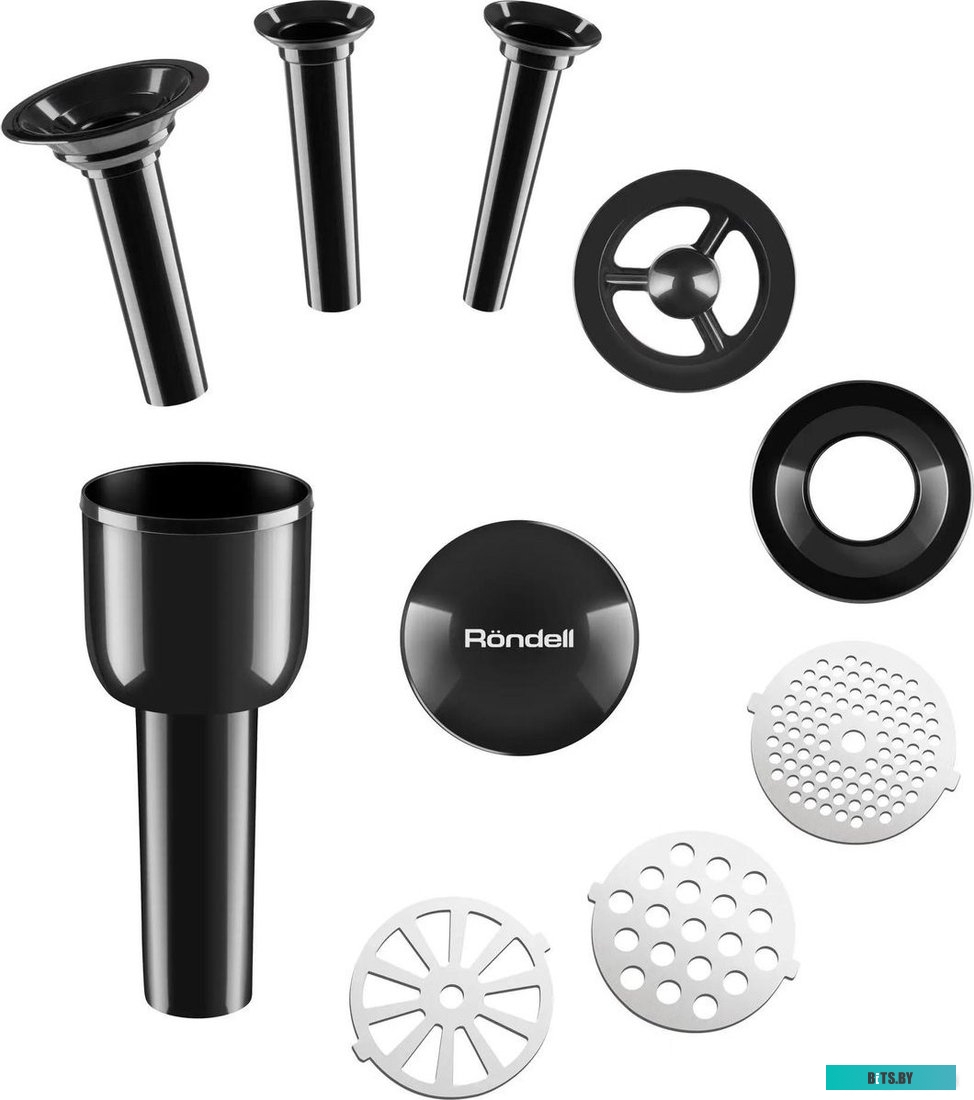RDE-1451 Мясорубка Rondell 1451-RE-01,  серебристый / черный