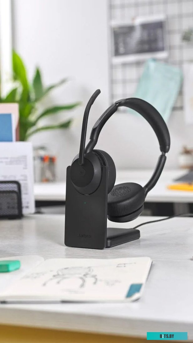 Гарнитура Jabra Evolve2 55, Link380c MS Stereo, черный