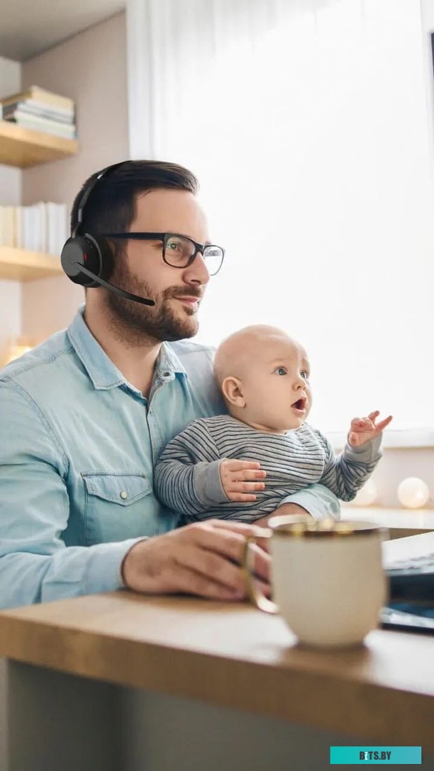 Гарнитура Jabra Evolve2 55, Link380c MS Stereo, черный