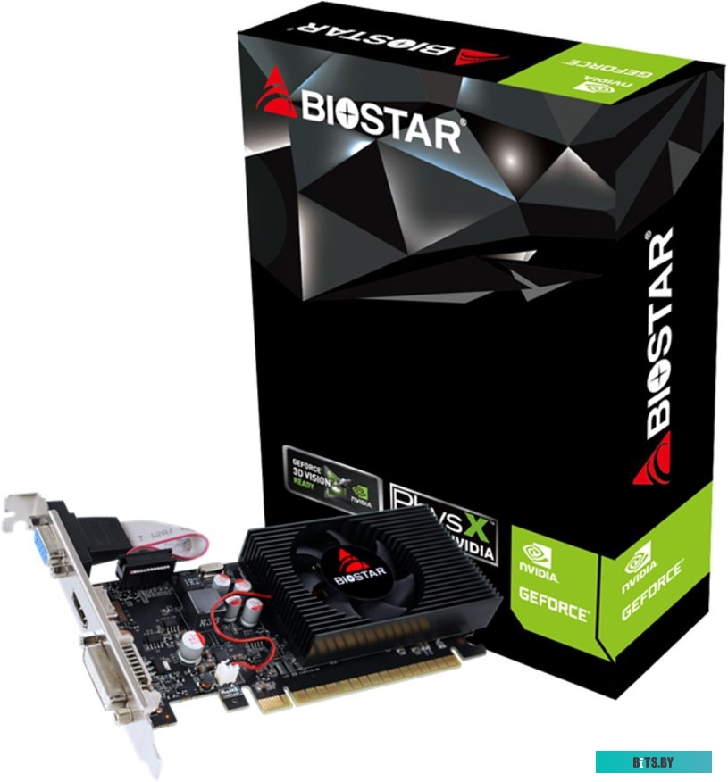 Видеокарта BIOSTAR GeForce GT 730 2GB DDR3 VN7313THX1 (LP)