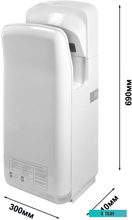 1401.393 Сушилка для рук PUFF 8885,  черный