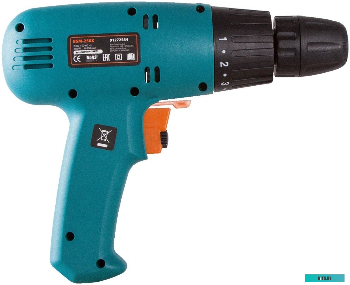 Дрель-шуруповерт Bort BSM-250X <91272584>