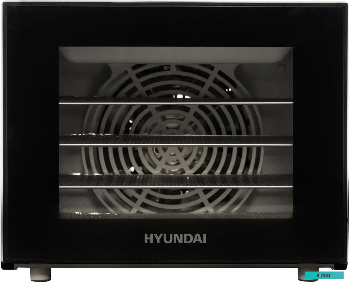 HYFD-1204 Сушилка для овощей и фруктов Hyundai HYFD-1204,  черный,  8шт