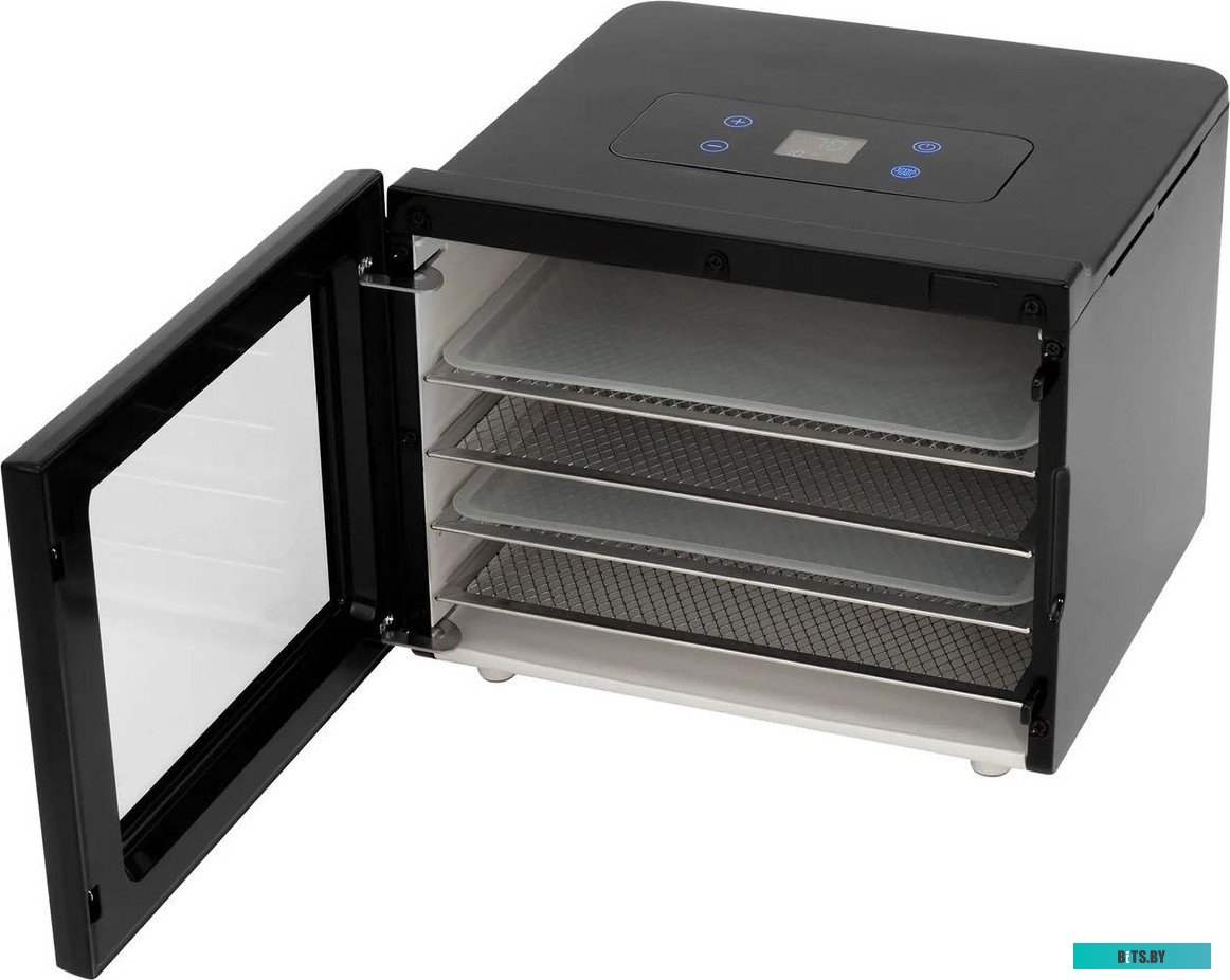 HYFD-1204 Сушилка для овощей и фруктов Hyundai HYFD-1204,  черный,  8шт