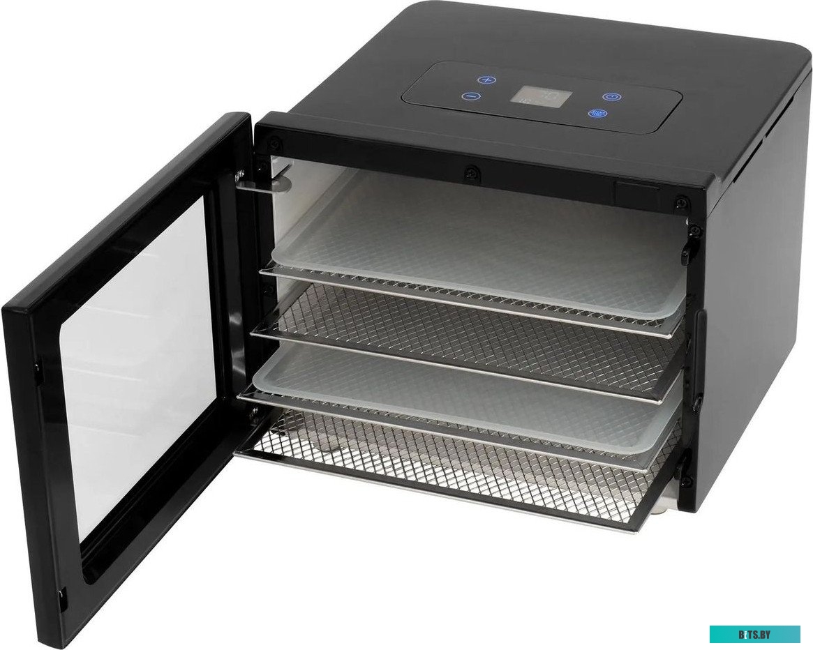 HYFD-1204 Сушилка для овощей и фруктов Hyundai HYFD-1204,  черный,  8шт