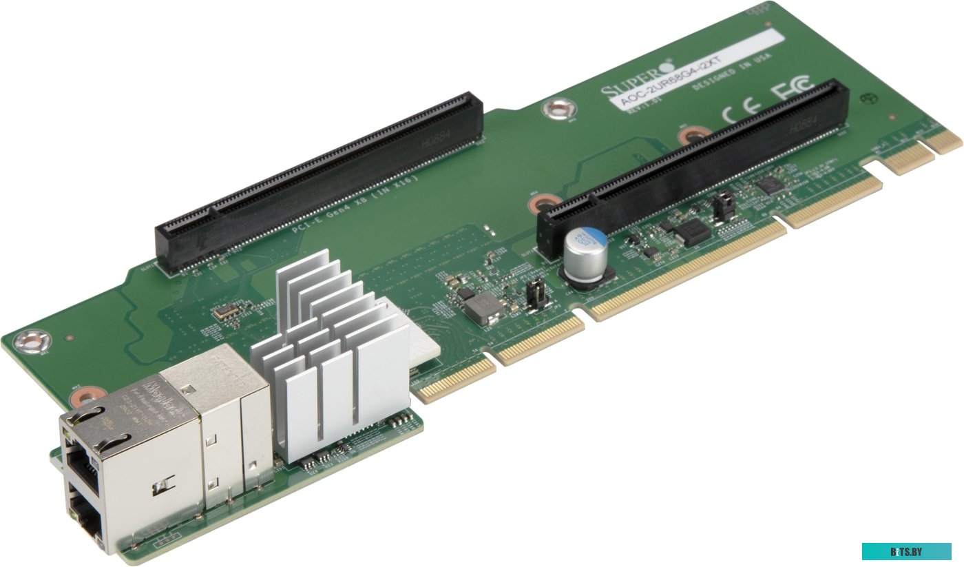 Сетевой адаптер SuperMicro AOC-2UR68G4-I2XT-O adapter AOC-2UR68G4-I2XT-O
