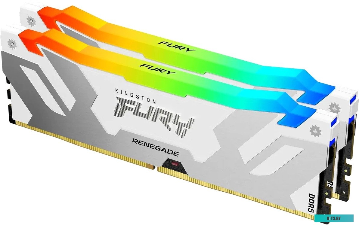 KF568C36RWAK2-32 Kingston Fury Renegade White RGB DDR5 DIMM 6800MHz PC-54400 CL36 - 32Gb (2х16Gb) KF568C36RWAK2-32