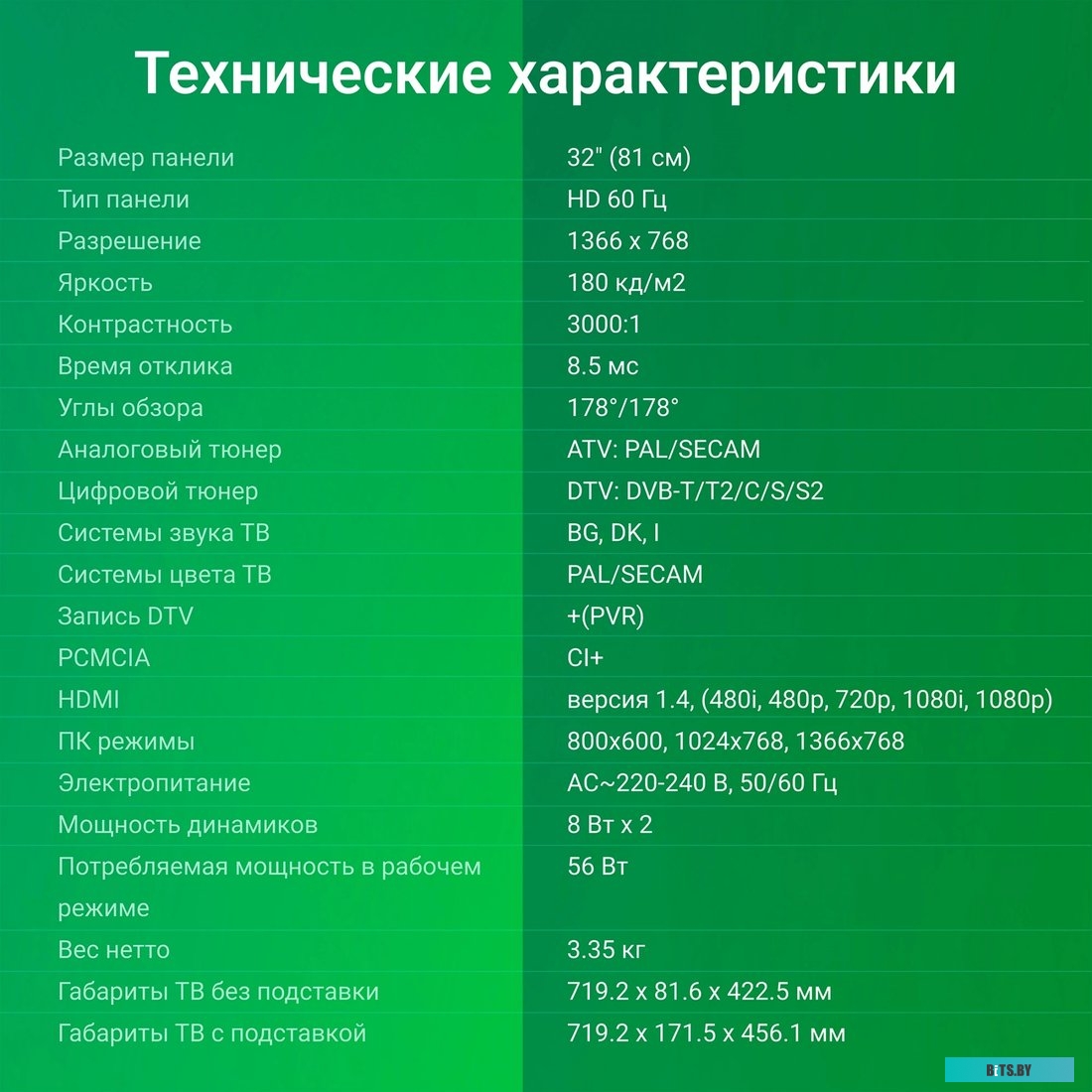 Телевизор Digma DM-LED32SBB32