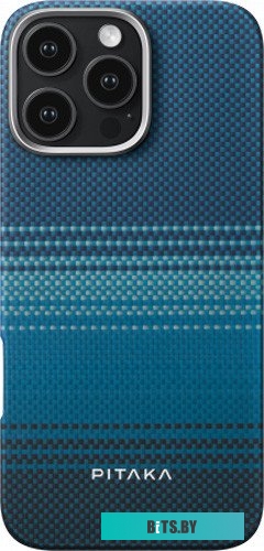 KI1601MOM Pitaka Tactile Woven для iPhone 16 Pro Max (синий)