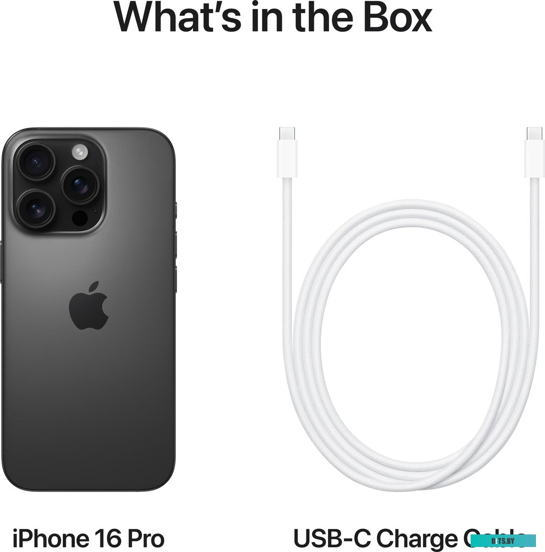 Телефон Apple iPhone 16 Pro 256GB (черный титан)