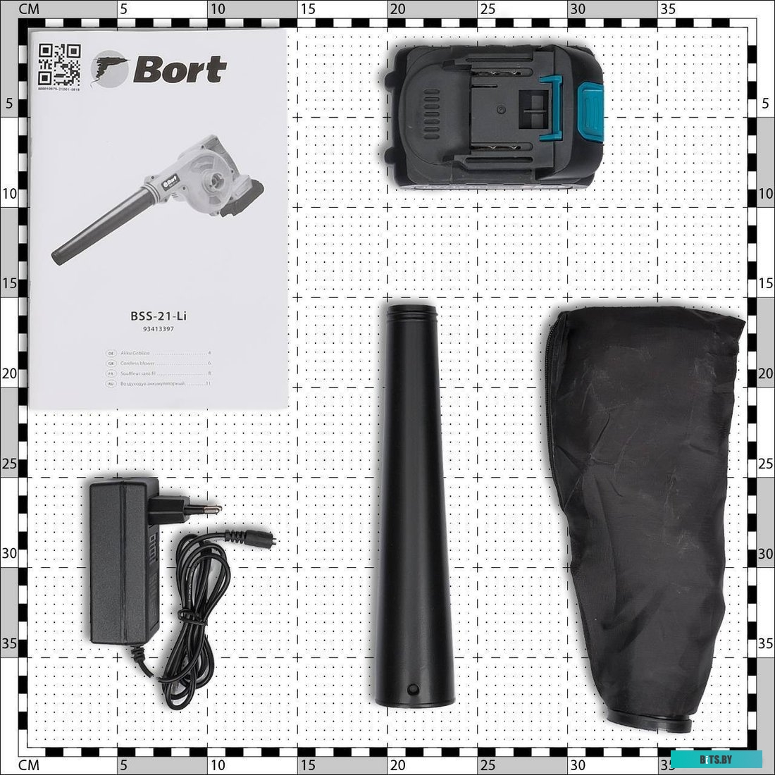 Ручная воздуходувка Bort BSS-21-Li (с АКБ) (93413397)