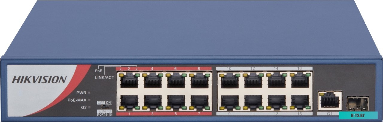 Неуправляемый коммутатор Hikvision DS-3E0318P-E/M(B)
