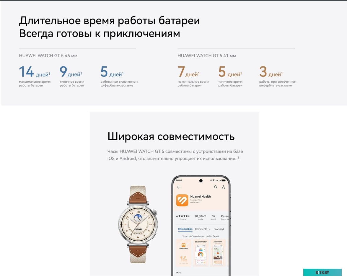 55020DGX Huawei Watch GT 5 41 мм (золотистый)