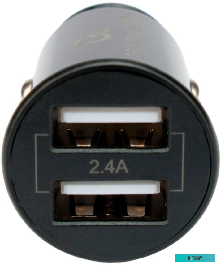 MP3A-UC-CAR21 Cablexpert <MP3A-UC-CAR21> Автомобильное зарядное уст-во USB (Вх. DC12-24V, Вых. DC5V, 12W, 2xUSB)