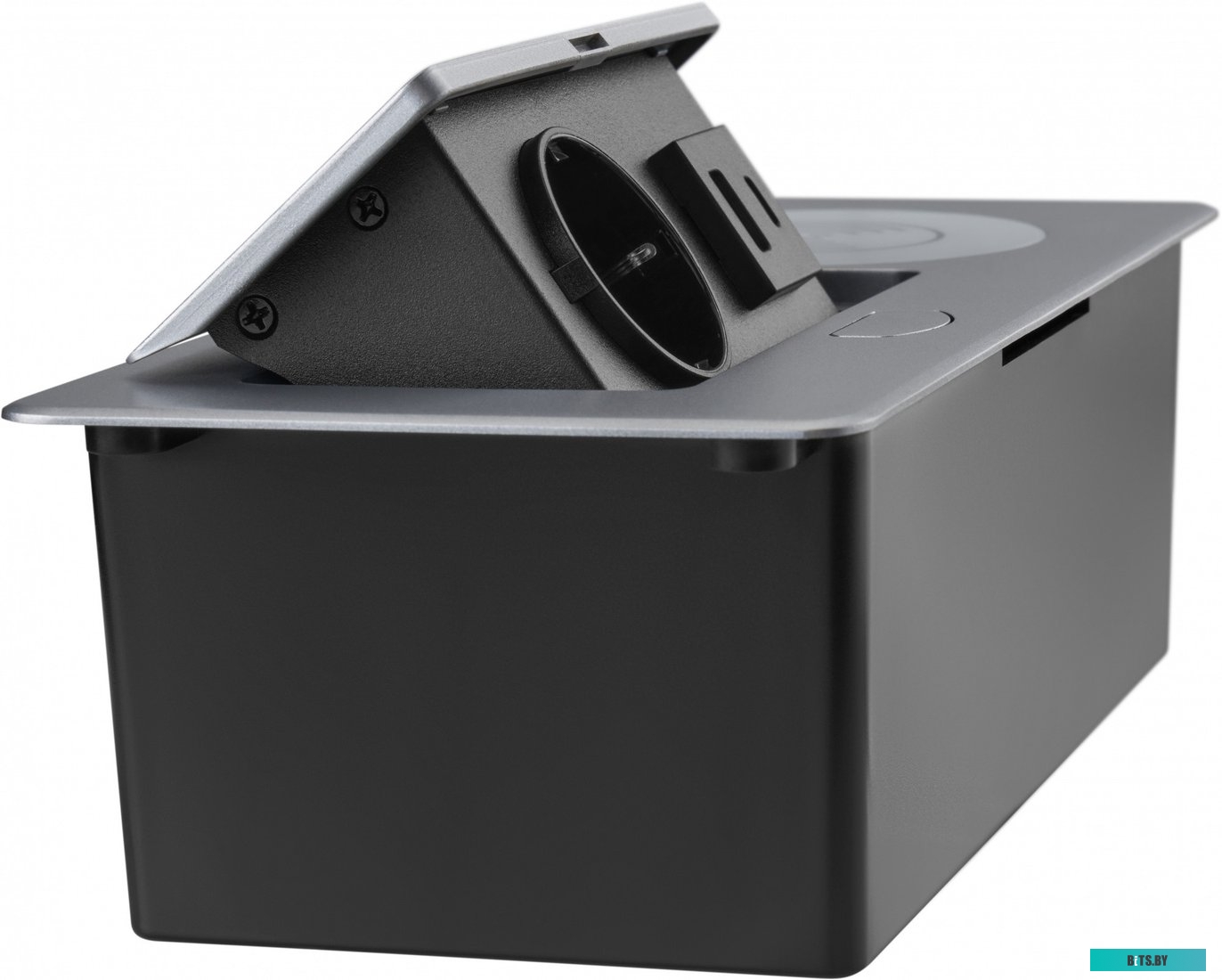 Розетка Cactus CS-SOCKET-USBA/C-WLESS для столешницы серебристый
