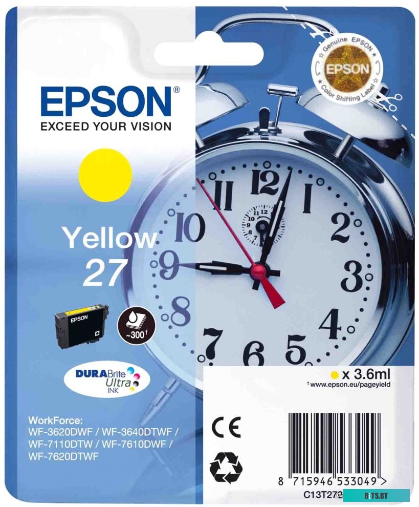 Картридж EPSON WF C13T27044012