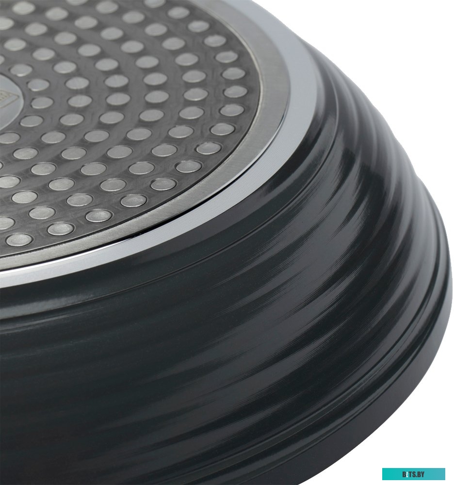 019127 Сковорода Polaris Canto 28F, 28см, без крышки,  серый [019127]