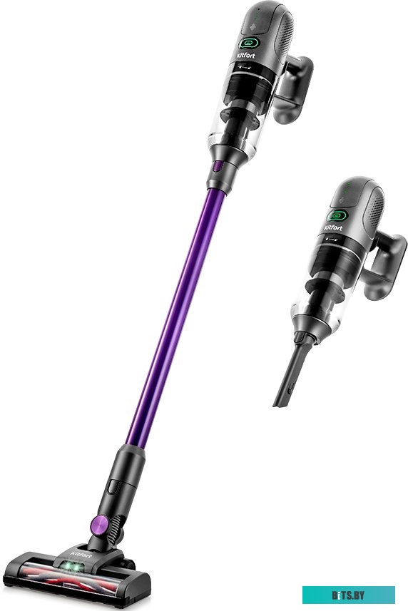 КТ-5168-2 Ручной пылесос (handstick) KitFort КТ-5168-2, 150Вт, черный/зеленый