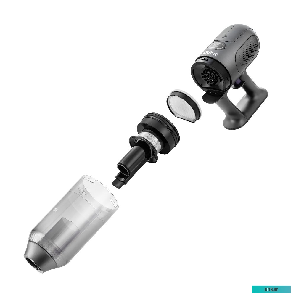 КТ-5168-2 Ручной пылесос (handstick) KitFort КТ-5168-2, 150Вт, черный/зеленый