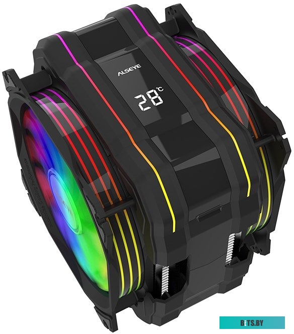 Кулер для процессора ALSEYE M120D Plus (черный)