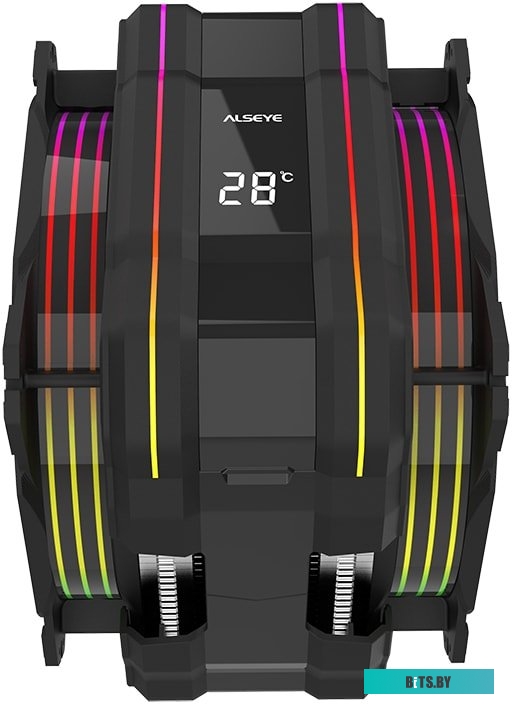 Кулер для процессора ALSEYE M120D Plus (черный)