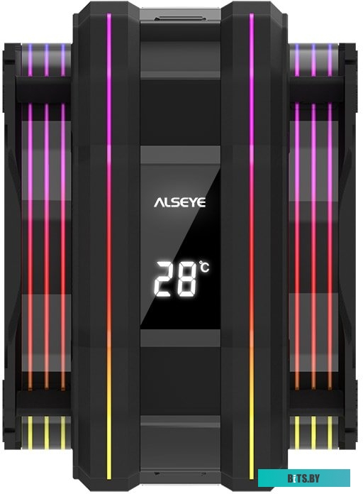 Кулер для процессора ALSEYE M120D Plus (черный)
