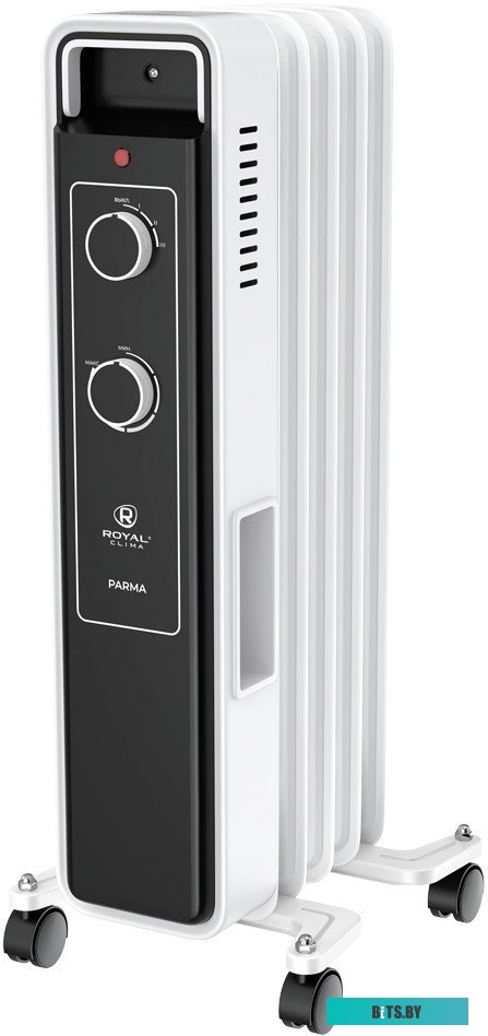 ROR-PR5-1000M Масляный радиатор Royal Clima Parma ROR-PR5-1000M, с терморегулятором, 1000Вт, 5 секций, 3 режима, белый
